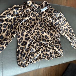 Women's Blouse - Cheetah Print